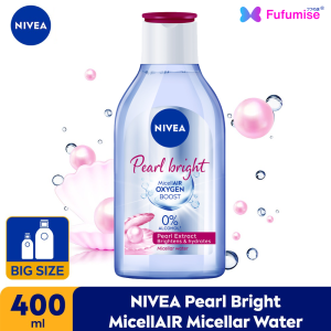 NIVEA Micellar Water MicellAir Skin Breathe 0% Alcohol 400ml BESAR | Make Up Remover | Pembersih Wajah Make Up | FUFUMISE