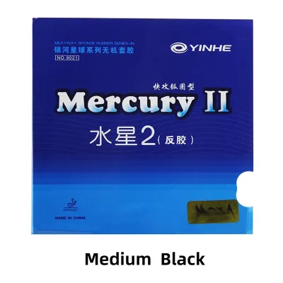 Original YINHE MERCURY 2 Table Tennis Rubber Galaxy Milkyway Mercury-2 Ping Pong Sponge with ITTF Approved