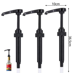 1pcs Plastic Syrup Pump 8/10 ml Coffee Milk Tea Dispenser Pump Syrup Bottle Pump（36.5*10 cm）