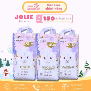 4 Bịch Bỉm tã quần giá rẻ bỉm JOLIE xuất Anh Quốc Cao Cấp- mềm mỏng thấm hút tốt đủ size từ M đến 4XL