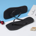 New Best seller Hvainas Fashion Slim Square Flip Flops Plain Slipper for women. 
