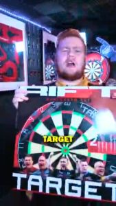 TARGET STEEL TIP DARTBOARD - (RIFT) PROFESSIONAL TOURNAMENT BLADE STEEL TIP BRISTLE DART BOARD SET (PAPAN DART)