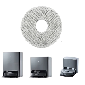 ผ้าทำความสะอาดผ้าเช็ดม็อบเครื่องดูดฝุ่นหุ่นยนต์4ชิ้นเครื่องมือปัดกวาดอุปกรณ์เสริมที่ใช้ได้กับการเปลี่ยน P10/QRevo