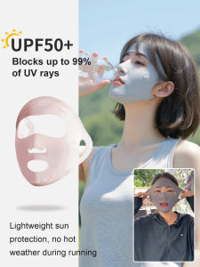 Sun Protection Mask Female Summer Sports Ice Silk Sunscreen Mask Open Nose Shade Running Mask