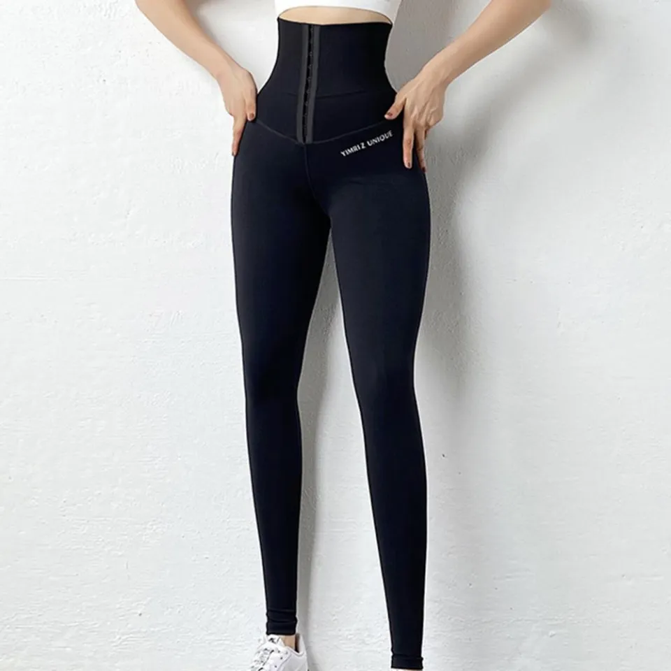 Leggings for Women High Waisted Tummy Control Women Sport Fitness Yoga  Pants High Waist Body Shaping Breasted Elasticity Pants