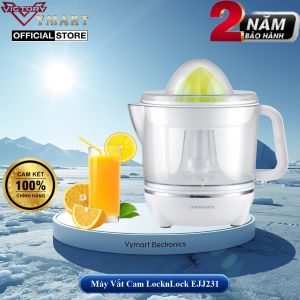 LocknLock Mini Citrus Juicer 700ml 40W Portable Manual Press Juicer with Dual-Wrap Handle - Made in China