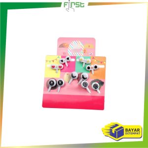 FH-C1182 Garpu Bento Isi 10pcs Tusukan Bento Buah Kue Karakter Animal Dekorasi Bekal Food Pick Lucu