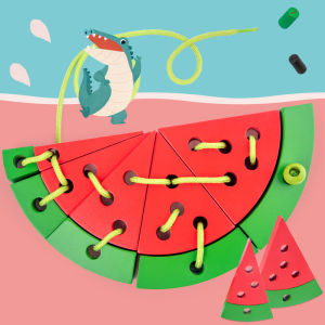 Đồ chơi ghép hình tập luồn  nối các sợi dây liên kết  phát triển trí tuệ cho bé