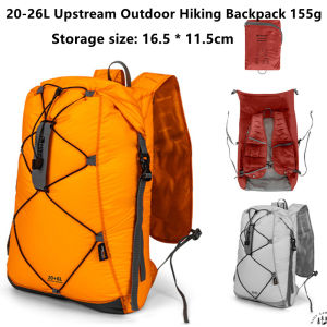 MAP BROTHER 20-26L Outdoor Hiking Backpack 155g Hiking Silicon Anti Splashing Lightweight Foldable Large Capacity Backpack