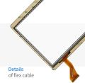 New for 10.1" Dragon Touch K10 Tablet Screen Replacement Camera Hole 12CM Touchscreen Panel Digitizer Parts Kits with Adhedive Tape + Repair Tools (Not LCD Display) (Black). 