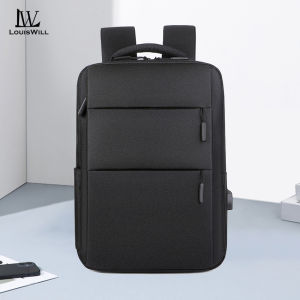 LouisWill Bag Men Laptop Backpack Travel Backpack Business Bags College Backpack USB Charging Casual Shoulder Bag Anti Theft Back Pack School Bag Camping Bag