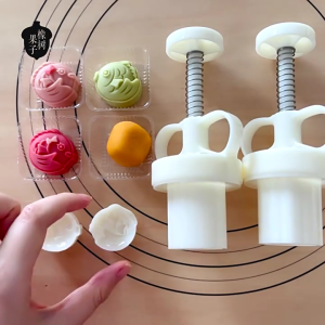 20g Cute Fish Shaped Pastry Moulds Mooncake Molds Mooncake Mould Hand Pressure Tools Plastic Material Baking Accessories