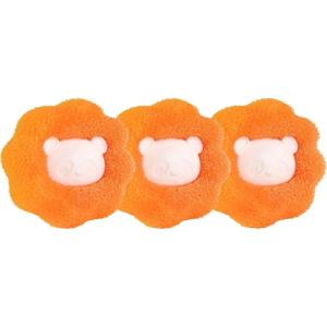 3PCS Pet Hair Remover Reusable Ball Laundry Washing Machine Filter Wool Sticker Cat Hair Remover Pet Fur Lint Catcher Home