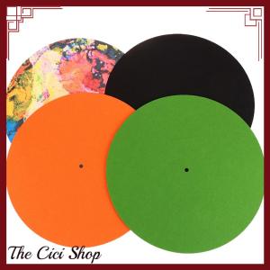 [The Cici Shop] 1PC Slip Mat Felt Turntable Platter Mat For LP Vinyl Record Audio Replacement DIY Accessories Audiophile Thick Turntable Mat