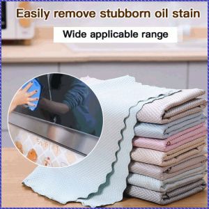 ผ้าเช็ด เช็ดสแตนเลส ผ้าเช็ดทําความสะอาด อ่อนนุ่ม ทําความสะอาดกระจก การปนเปื้อน อ่อนโยน มัลติฟังก์ชั่น