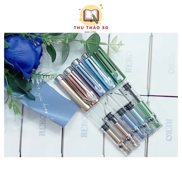 Bút máy, bút mực luyện chữ đẹp, nét thanh đậm lá tre nhỏ SH048 T09. - Văn phòng phẩm Thu Thảo | Lazada Việt Nam