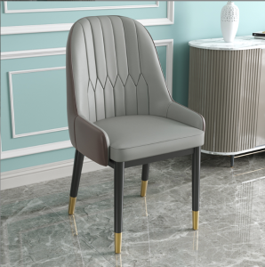 Ghế Đa Năng Monet Có Tay Tựa Lưng Da Khung Kim Loại Mạ Titan MIZY Furniture - Hàng Nhập Khẩu Cao Cấp