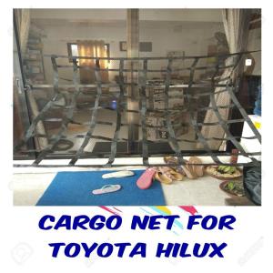 AKKI Cargo Net Pick Up Truck with Storage Bag for Toyota Hilux Heavy Duty Cargo Net Truck Bed Luggage Net