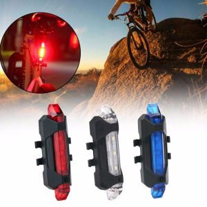 BLACKON Waterproof Safety Warning Bicycle Lamp Bicycle Front Rear Light MTB Bicycle Bike Rear Taillight Taillight Lights Bicycle Lights USB Charge Bike Lights