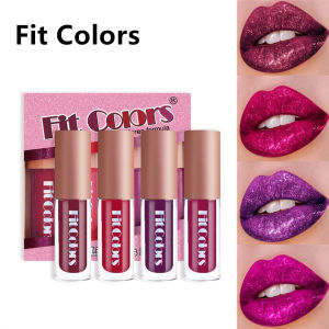 ลิปกลอสทาปาก4สีกันน้ำติดทนนานลิปเคลือบให้ความชุ่มชื้นและลิปกลอสเซ็กซี่ไม่ซีดจาง