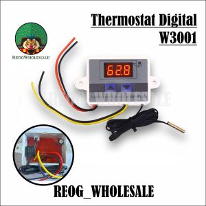 TERBARU Thermostat Digital AC 220V XH W3001 Termostat Alat Pengatur Suhu Panas Dingin Mesin Tetas 110V