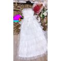 Mesh Floor Luxury 2-Line Dress - Maxi Lightweight Suitable for Beach Travel Du Thien Shop. 