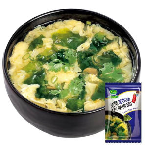 [ready stock]新美香蛋花汤芙蓉汤鲜蔬汤速食汤菠菜番茄汤冲泡即食免煮 Egg flower soup brewed instant fresh vegetables freeze-dried instant