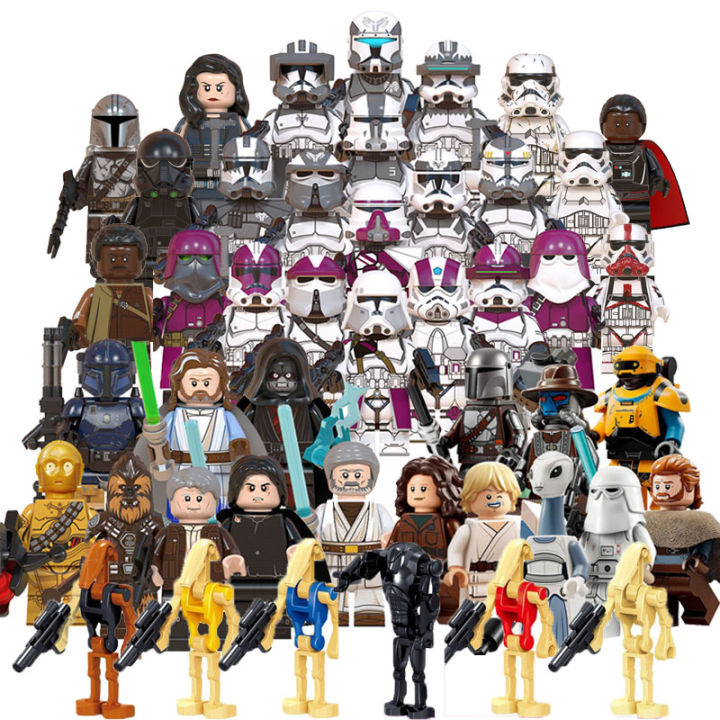 Stars Wars Building Blocks Toy Clone Trooper Wolfpack Trooper