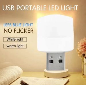 USB Lights by Night Mini LED Bulb Plug-in Warm White Compact Ideal for Bedroom Bathroom Nursery Hallway Kitchen Car USB Atmosphere Light