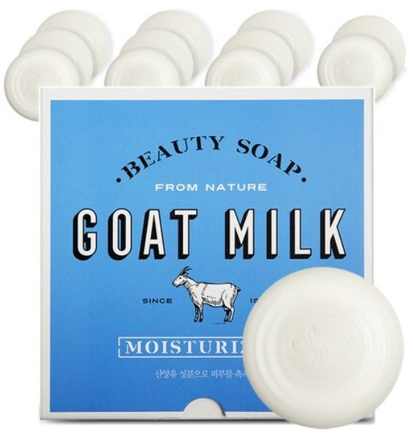[PREORDER] Shower Mate Goat Milk Soap White, 90g from KOREA Lazada
