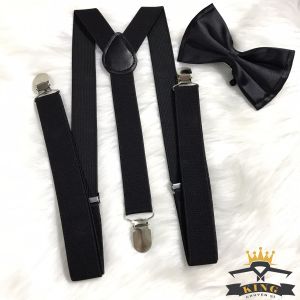 [Combo] Dây Đai Chữ Y Nam Nơ Đeo Cổ KING bản 2.5cm  [M01+X05]