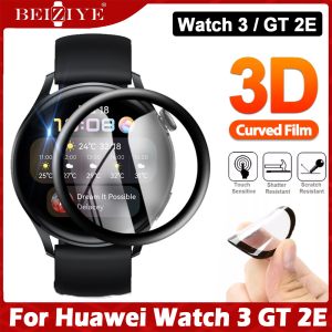 2 pcs / for huawei watch 3 Screen Protector Film For Huawei Watch GT 2E /gt 2e screen protector 3D full Curved Edge Soft Fibre Protective Film Cover