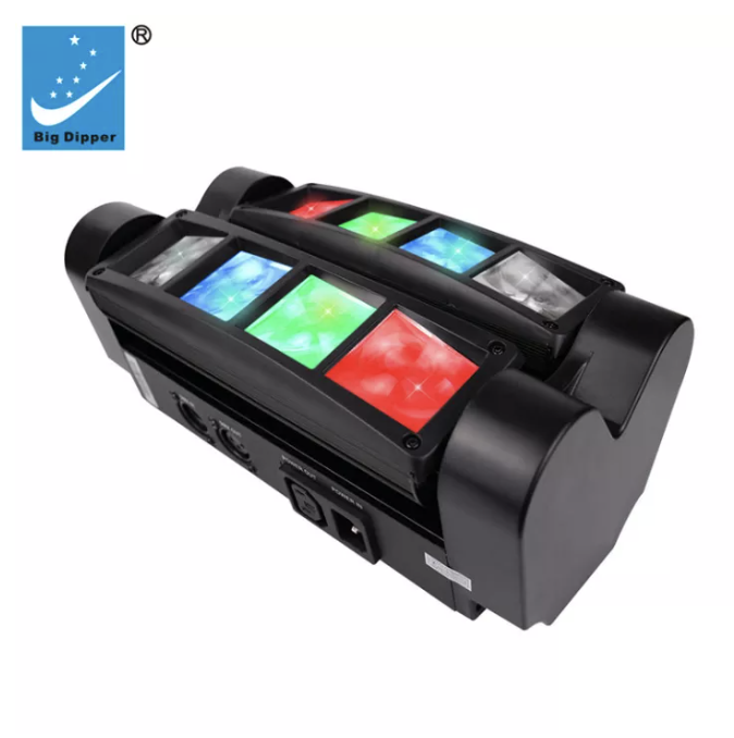 LM30A ムービングヘッドライト 8×3W LED Big Dipper LM30A Mini Spider 8*3W RGBW LED Club Light DMX 512