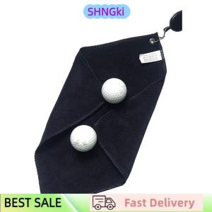 SHNGki Golf Towel Wet And Dry Golf Cleaning Cloth Perfect For Golfers Cleaning Cloths With Retractable Hook Easy To Carry