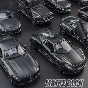 RUM 1:36 Scale Matte Black series diecast car Toys for Boys baby toys birthday gift kids toys car model car toys model collection