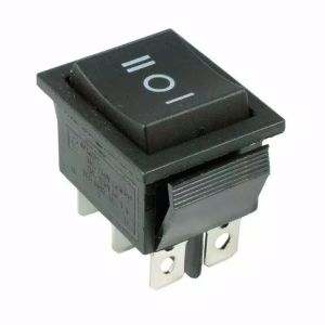 Saklar Switch Besar On Off On 6 pin Hitam