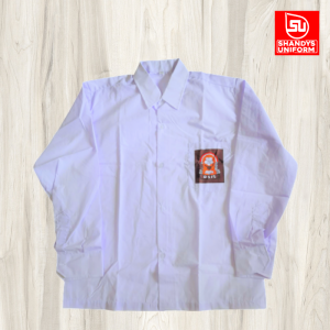 BAJU SERAGAM SEKOLAH SMA NEGERI WARNA PUTIH LENGAN PANJANG
