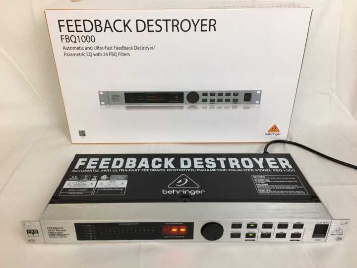 Feedback Destroyer Behringer FBQ1000 / FBQ 1000 ANTI FEEDBACK