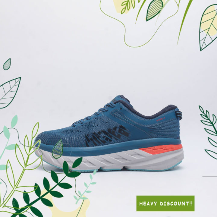 Hoka One One Bondi 7 Heavy Discount!!! Warranty For 5 Years Men's and ...