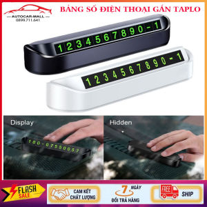 Bảng số điện thoại trên ô tô thẻ ghi số điện thoại gắn taplo xe hơi tiện lợi khi không có tài xế ở xe