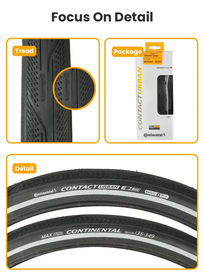 Continental Contact Urban 16 inch 35-349 16x1.35 Folding