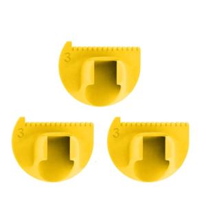 3Pcs Sewing Templates Ruler Finger Sewing Ruler Quilting Stitching Aid For Fabric Measuring Quilting Sewing Craft