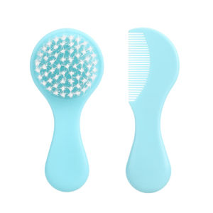 2Pcs/set Baby Hair Brush Comb Set Easy To Hold and Soft-Bristle Brush   Safety Bathing Soft Care Brush