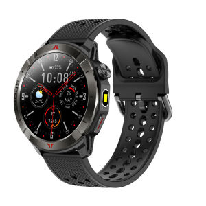 NORTH EDGE นาฬิกาผู้ชายอัจฉริยะ GPS หน้าจอ AMOLED พร้อม AOD เครื่องวัดความสูง เครื่องวัดความดันอากาศ เข็มทิศ สำหรับกิจกรรมกลางแจ้ง กันน้ำ IP68 วัดออกซิเจนในเลือด โหมดกีฬามากกว่า 100 โหมด รุ่น Z6