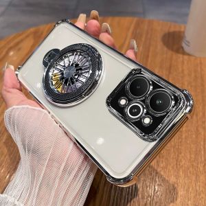 Case Realme 15 Pro Plus Pro+ 15T 5G Realme15Pro 5G Case with Magnetic Stand Holder Soft Shockproof Clear Luxury New Design