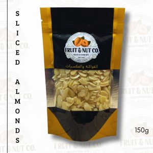 Sliced Almonds in Resealable Pouch - Imported from U.S.A. - Premium Culinary Choice for Snack & Nut Lovers- to garnish baked goods top salads or add crunch to yogurt and cereal.