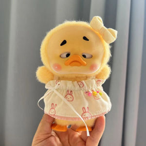 FENAFE【♥️Boneka Tidak Termasuk♥️】15/20CM Upset Duck Clothes Annoying Duck Doll Dress Cartoon Plush Series Doll Dress Little Yellow Duck Doll Clothes