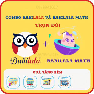 Combo Babilala và Babilala Math trọn đời
