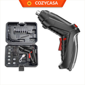 【COZYCASA】Multifunctional Electric Screwdriver Drill Set with Speed Control Rechargeable Power Tool Kit