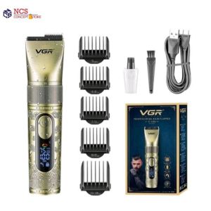 VGR V-659 Professional Hair Clipper Super Trim IPX7 Waterproof & Sweatproof Fully Washable Easy To Clean Product V659